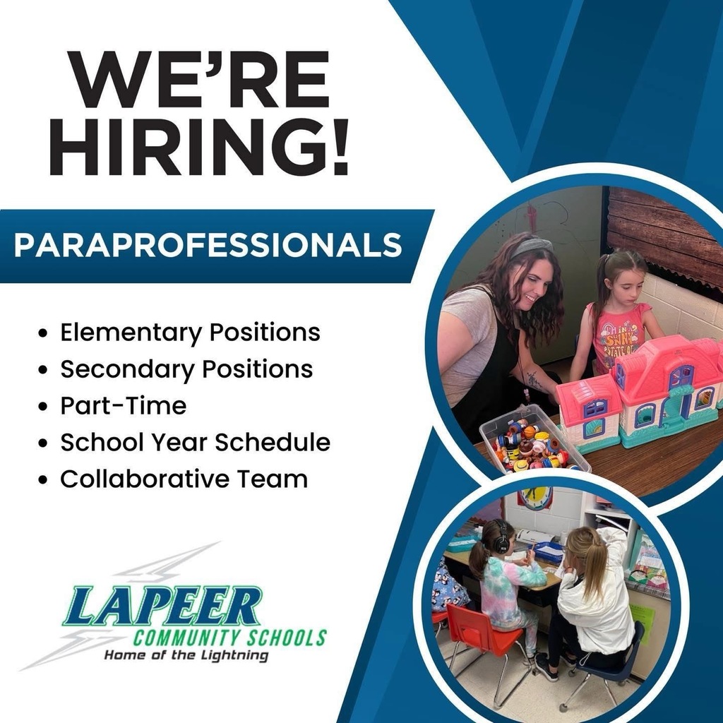 Now hiring parapros at LCS