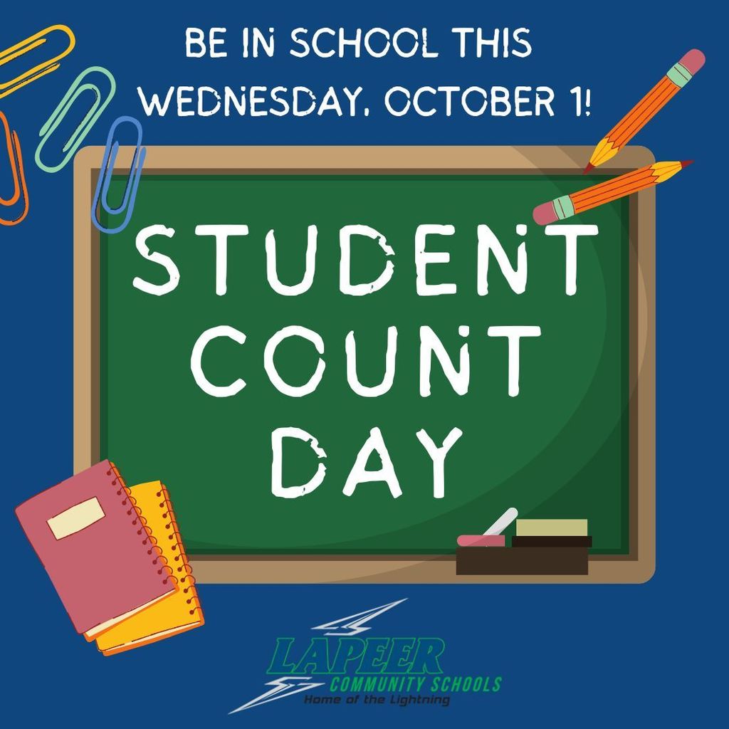 Student count day graphic