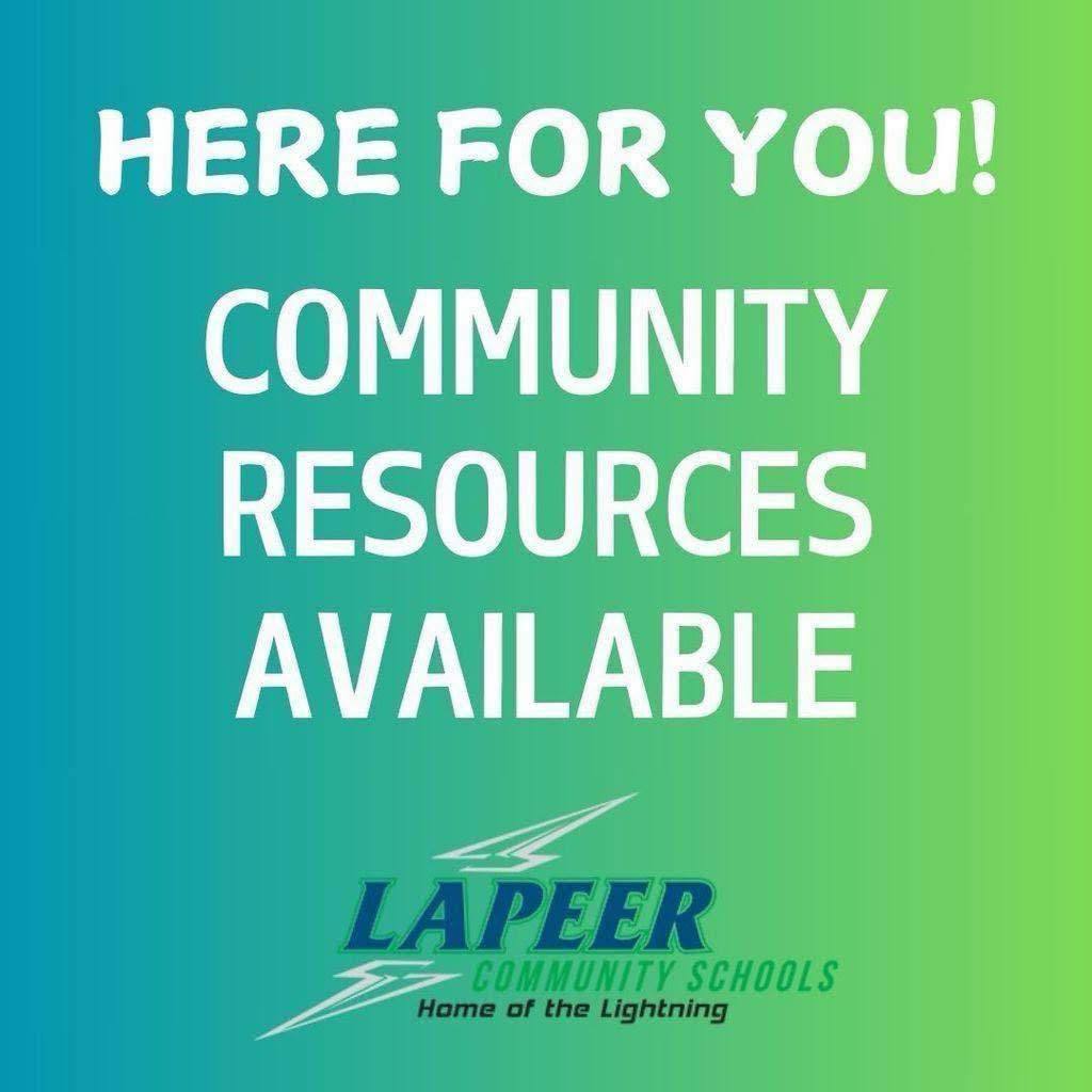 Lapeer community resources graphic