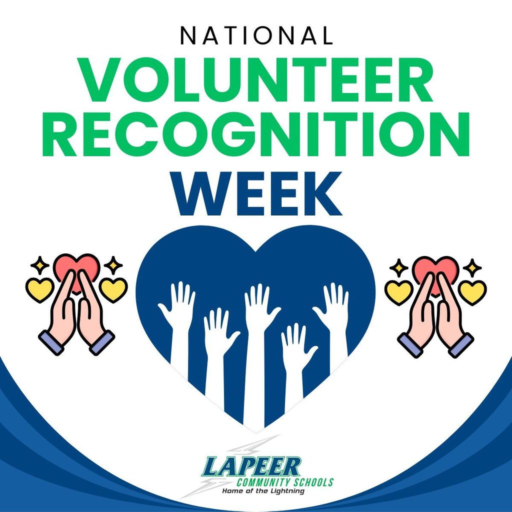 Graphic depicting National Volunteer Recognition Week