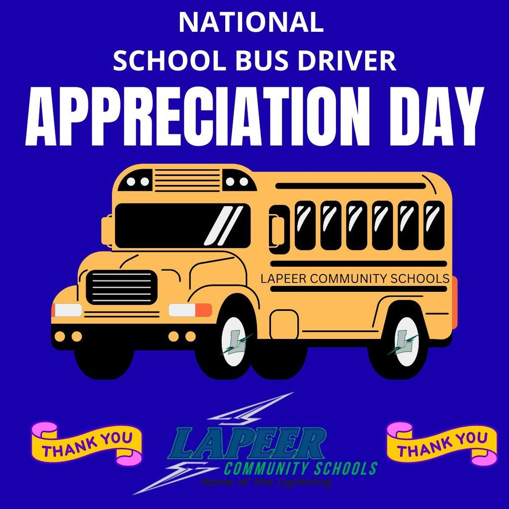Graphis for school bus driver appreciation day