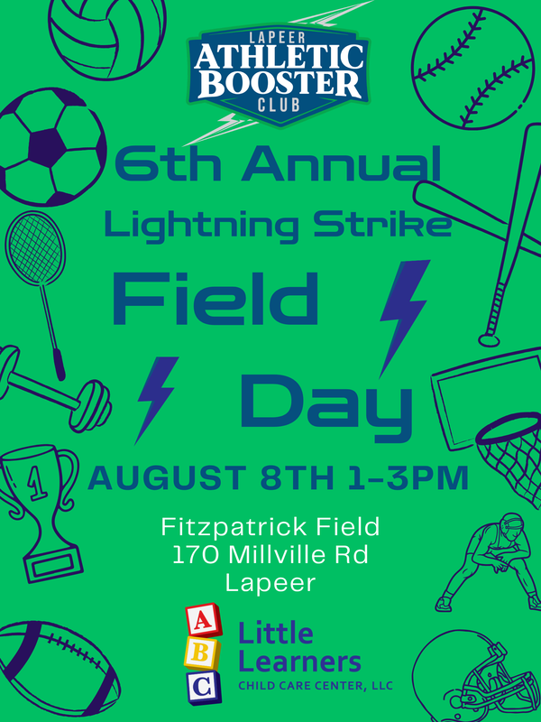 Lightning Strike Field Day informational graphic