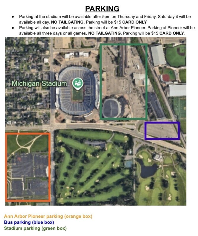 Info for fans for Lapeer-Holly football game August 27