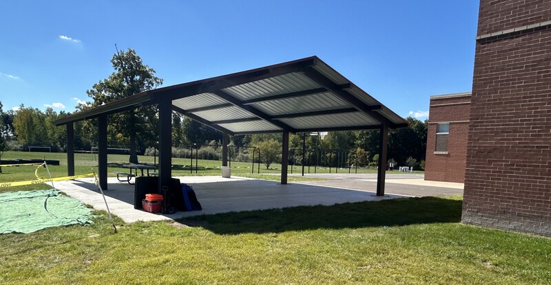 New pavilion at Rolland-Warner Campus