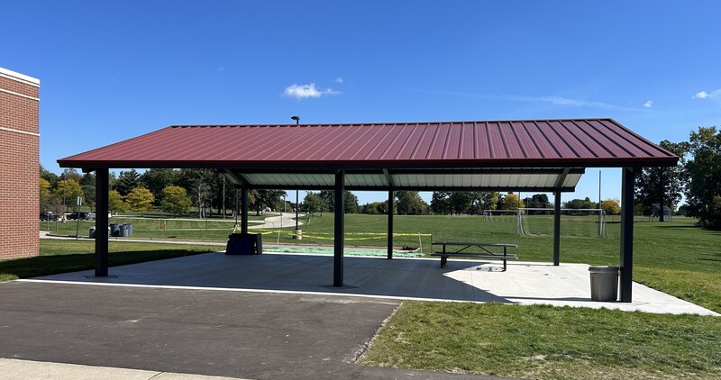 New pavilion at Rolland-Warner Campus