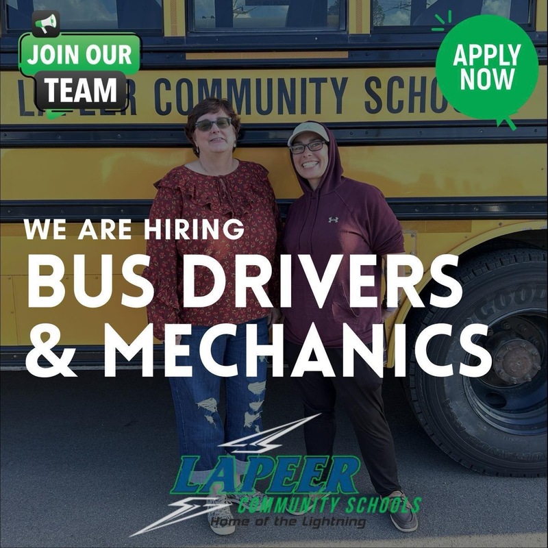 LCS is now hiring bus drivers and mechanics
