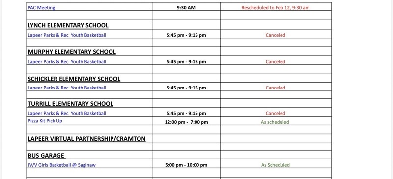 LCS after school Feb. 6