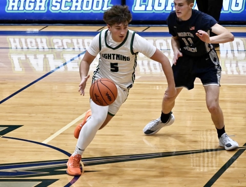 Lapeer basketball player Will Fisher 