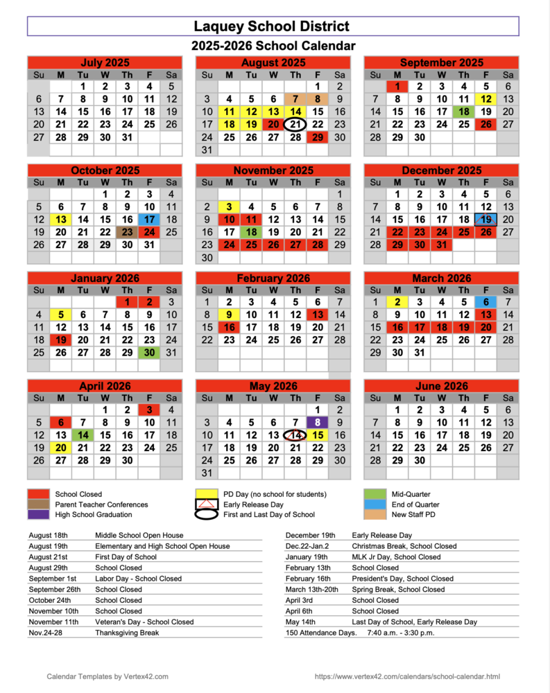 2025-2026 Calendar