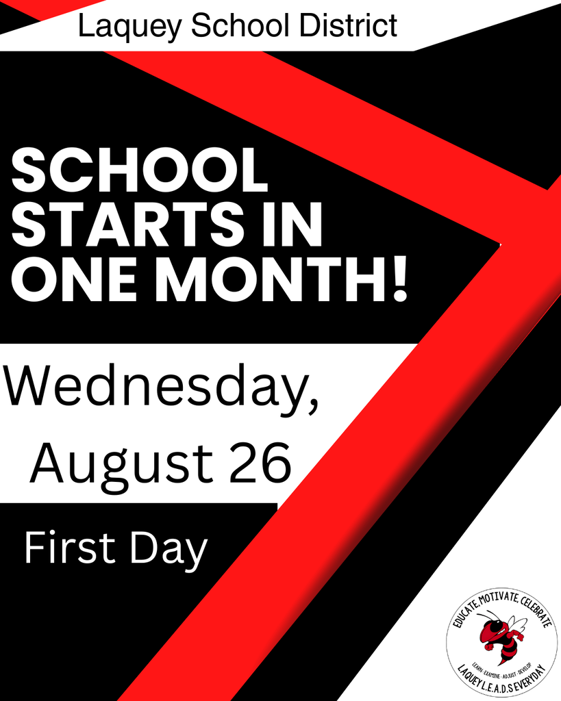 School Starts in 1 month!