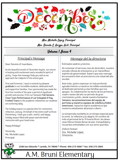 december newsletter