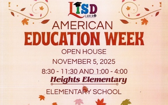 Heights Elementary - Open House - Nov. 5, 2025 at 8:30 am