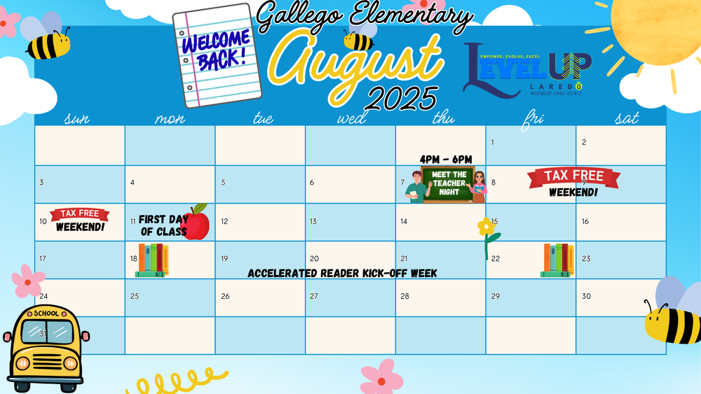 August Calendar