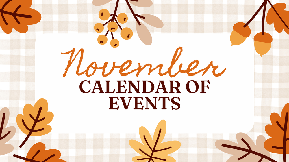November Calendar of Events