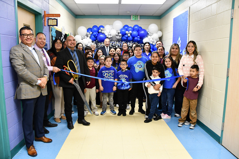 santa maria ribbon cutting sensory room
