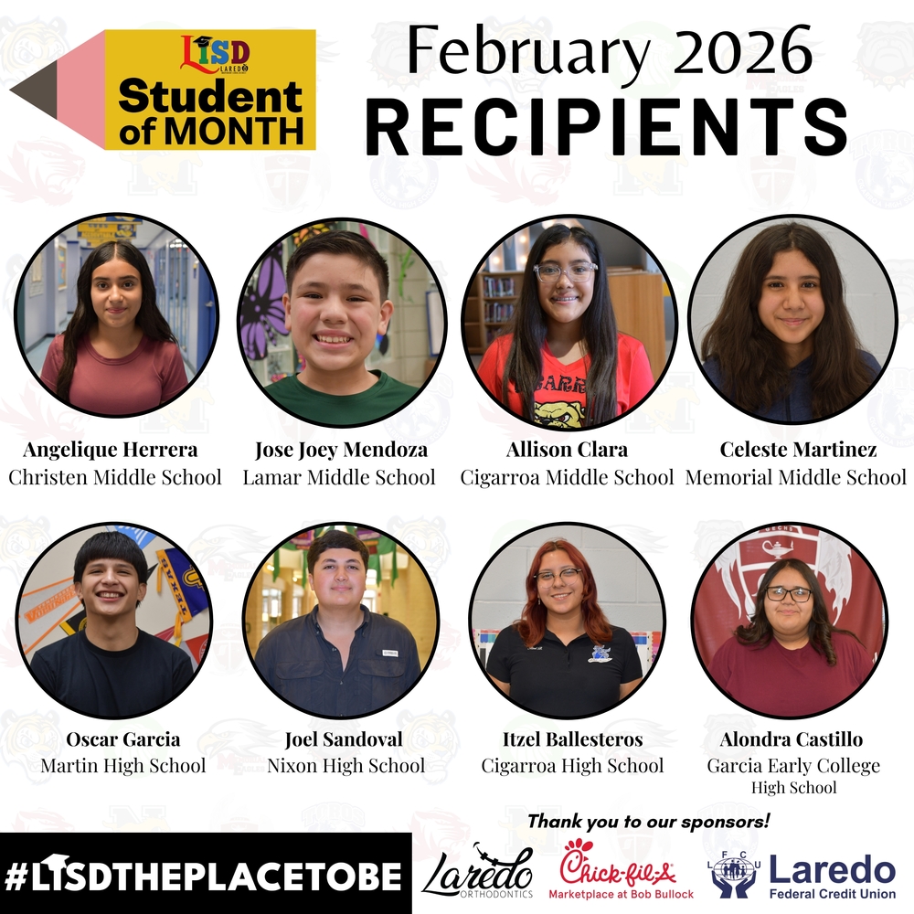 Laredo ISD Student of the Month