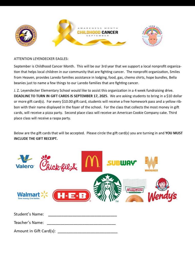 Childhood Cancer Awareness Donations