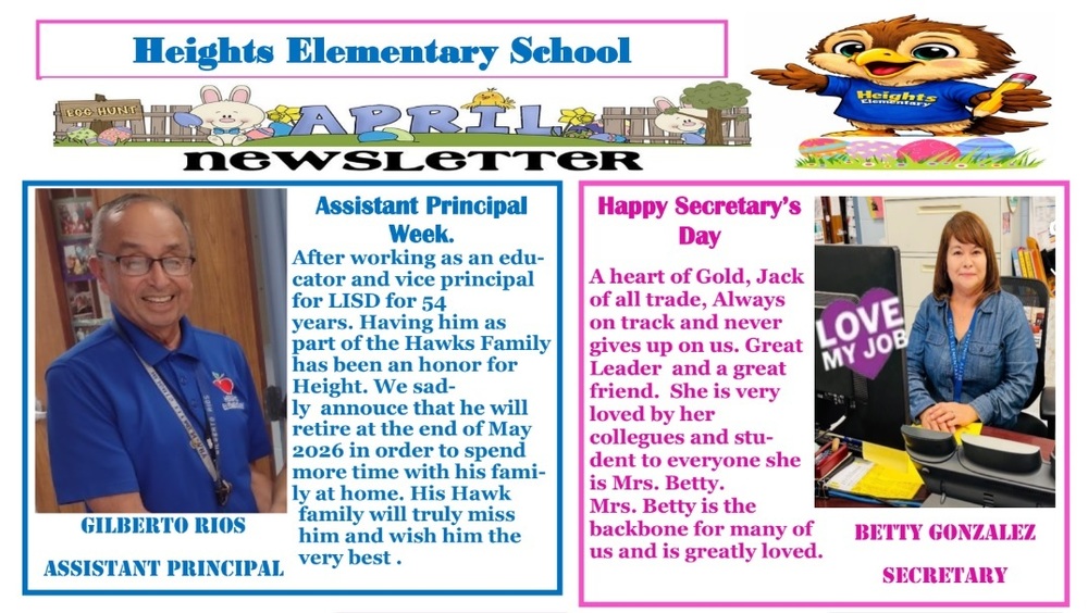 Heights Newsletter & Calendar April 2026