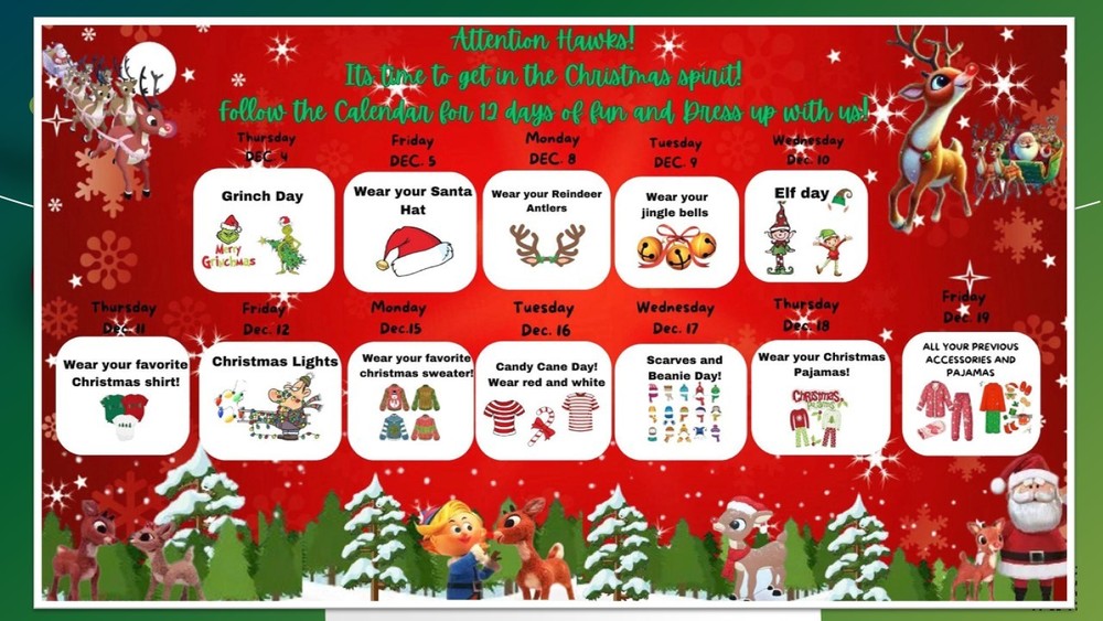 Heights Holiday Calendar 2025