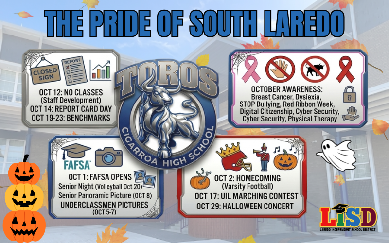 October Calendar of Events