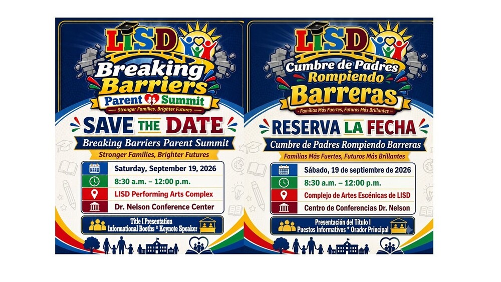 Breaking Barriers - Sept. 19, 2026 @ 8:30 am - LISD Performing Arts Complex