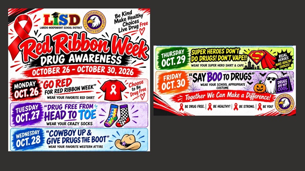 Red Ribbon Week - October 26 - 30, 2026