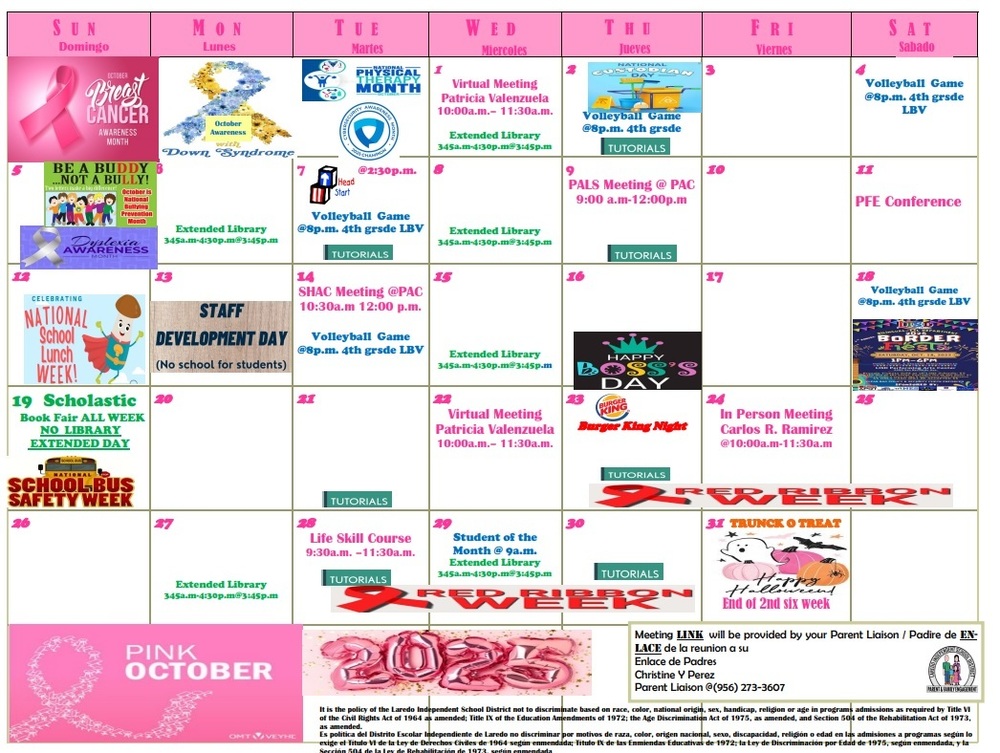 Daiches - Oct. 2025 - Calendar