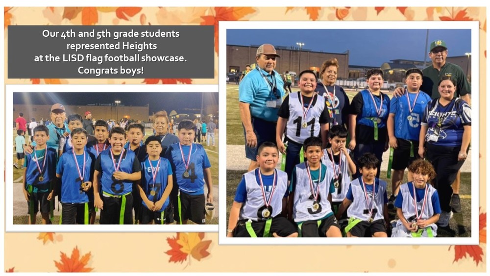 LISD Flag Football Showcase Heights ES