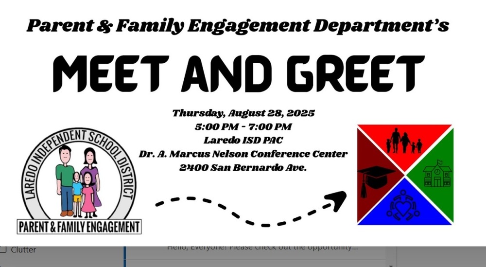 Parent Family Engagement Department's Meet and Greet