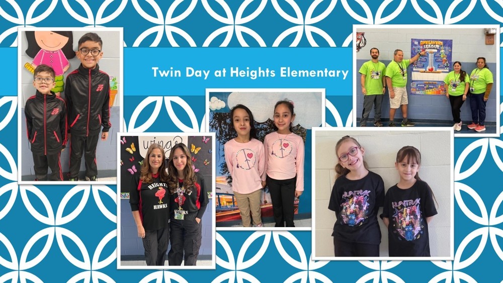 Twin Day at Heights Elementary