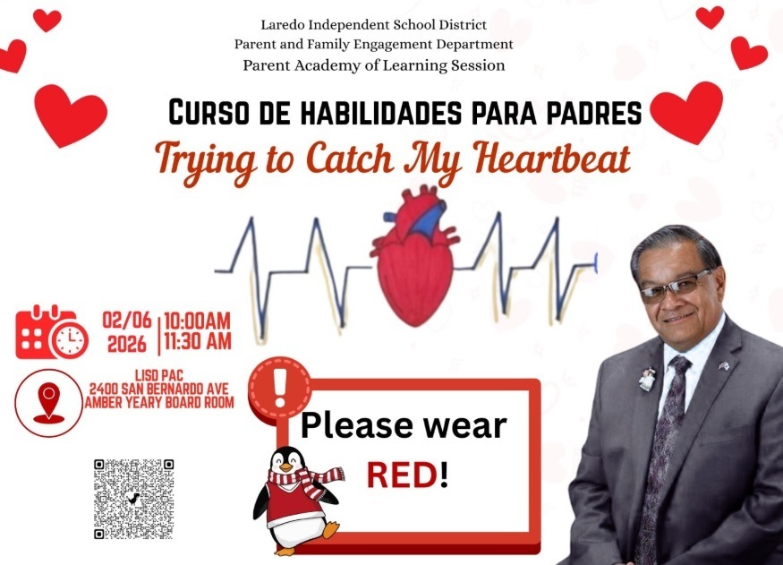 Parenting Skills Course, Feb. 6, 2026  at 10 am @ LISD PAC - 2400 San Bernardo Ave