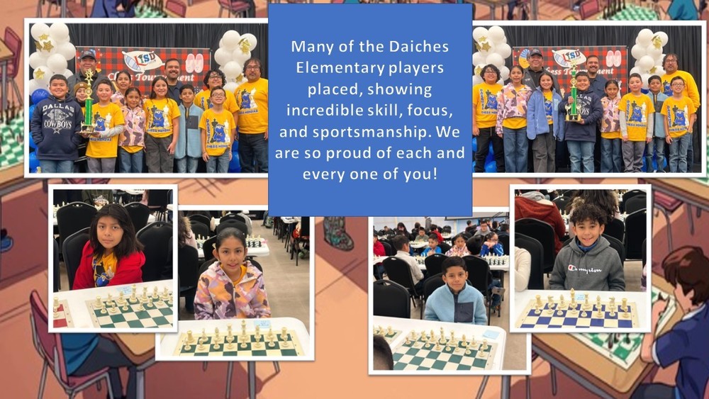 Many of the Daiches Elementary players placed, showing incredible skill, focus, and sportsmanship. We are so proud of each and every one of you! 