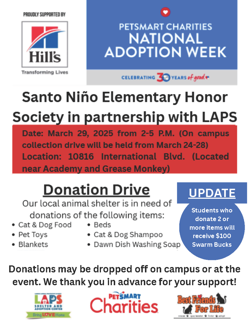 pet donation drive