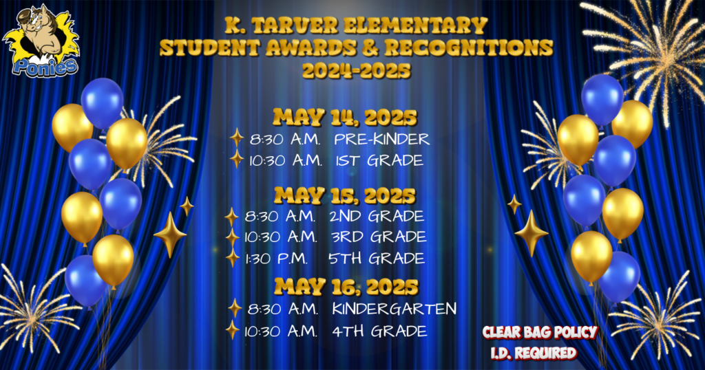 award schedule