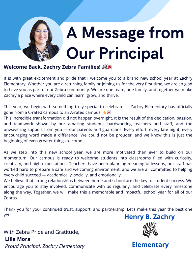 principal letter