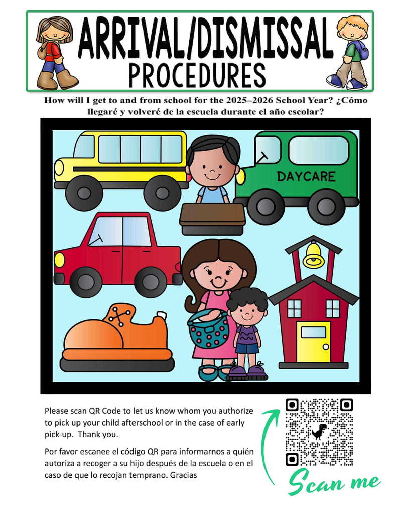 arrival and dismissal procedures