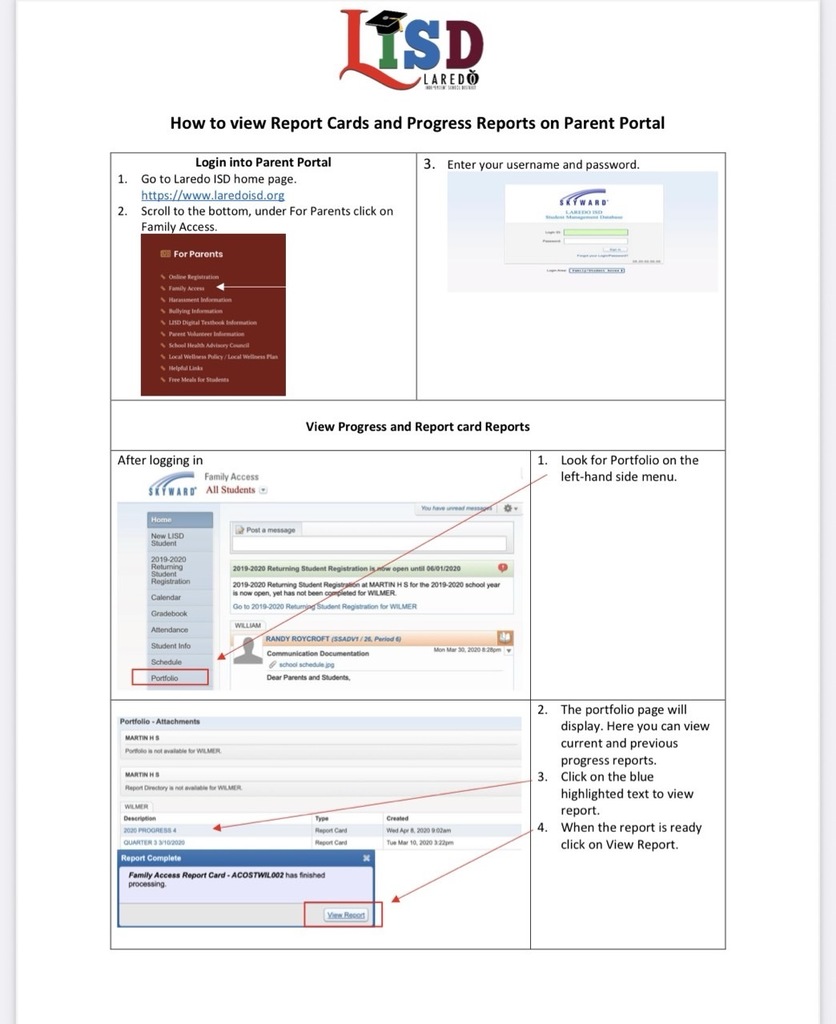 Progress Reports
