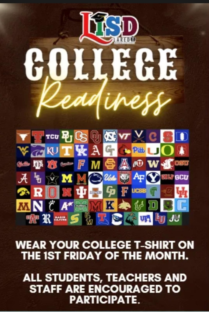 wear college shirt today.