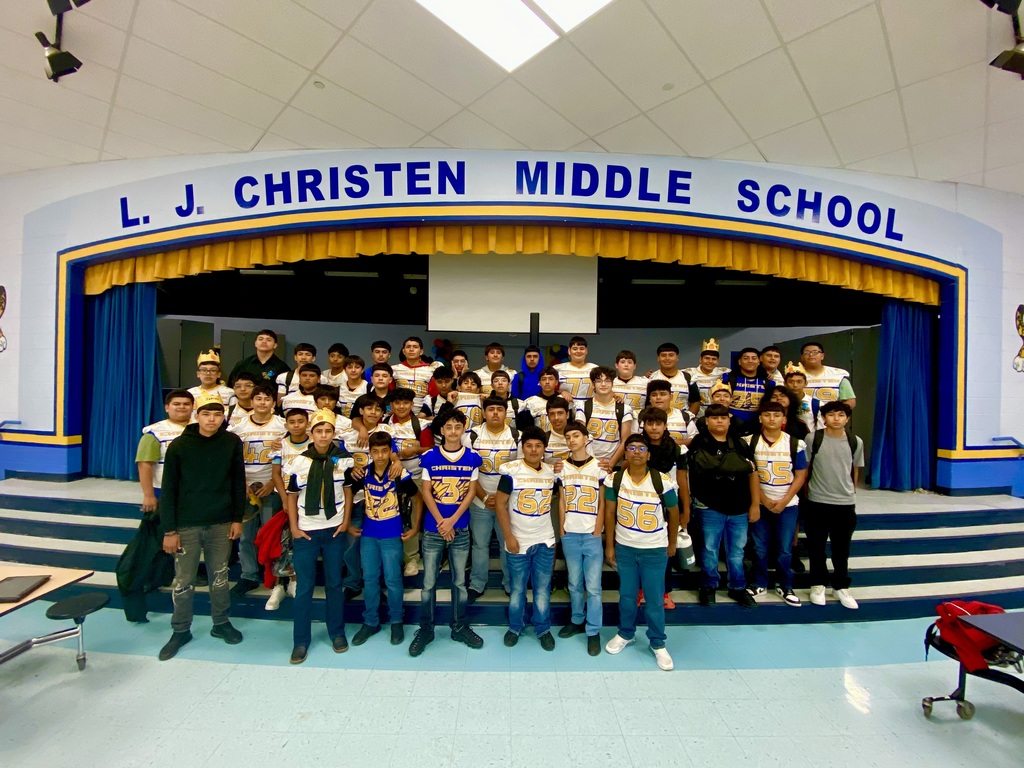 It's Game Day! Come out to support our Cubs!  7th grade kickoff is at 6pm, 8th hits the field at 7:30pm  Let's beat the bulldogs!