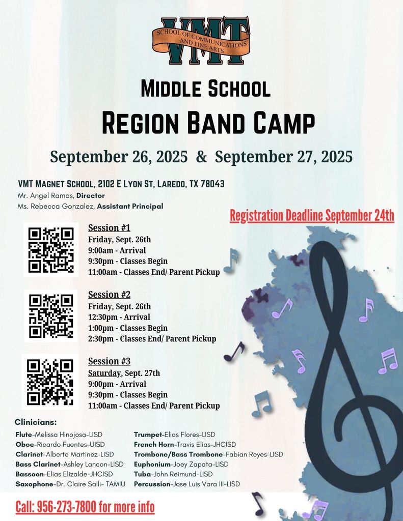 VMT Middle School Region Band Camp FINAL 1
