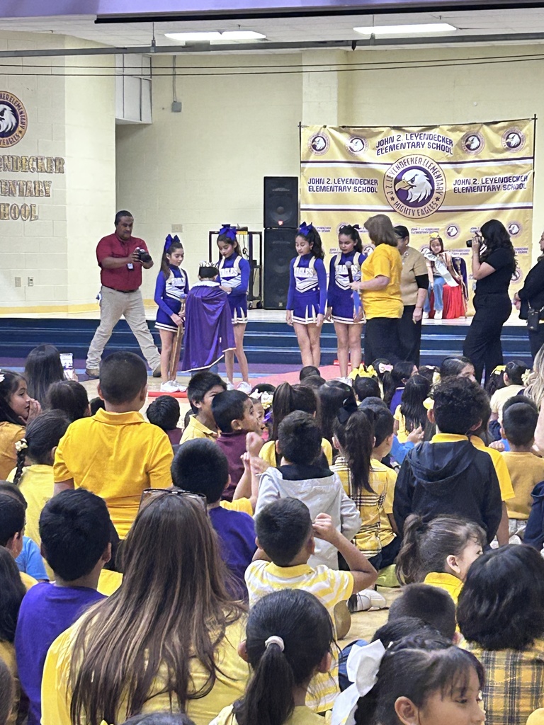 Crowning King and Queen for Perfect Attendance