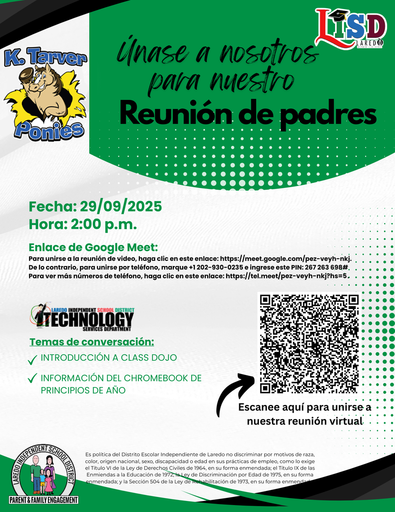 Tarver CD Spanish Flyer