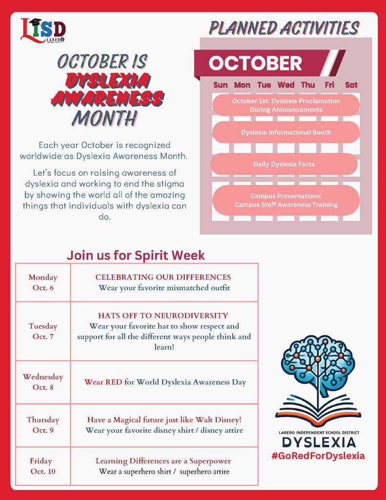 Dyslexia Awareness Month