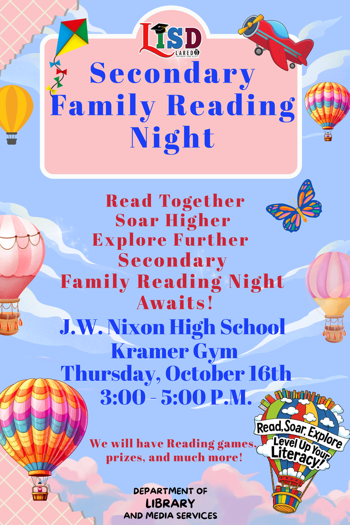 Secondary Family Reading Night
