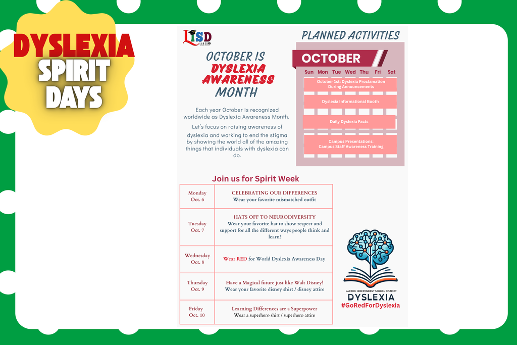 October Spirit Days 