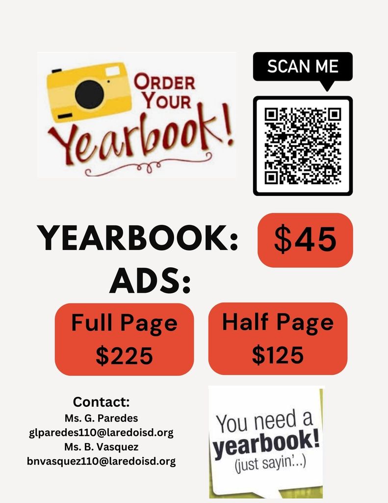 Order your yearbook