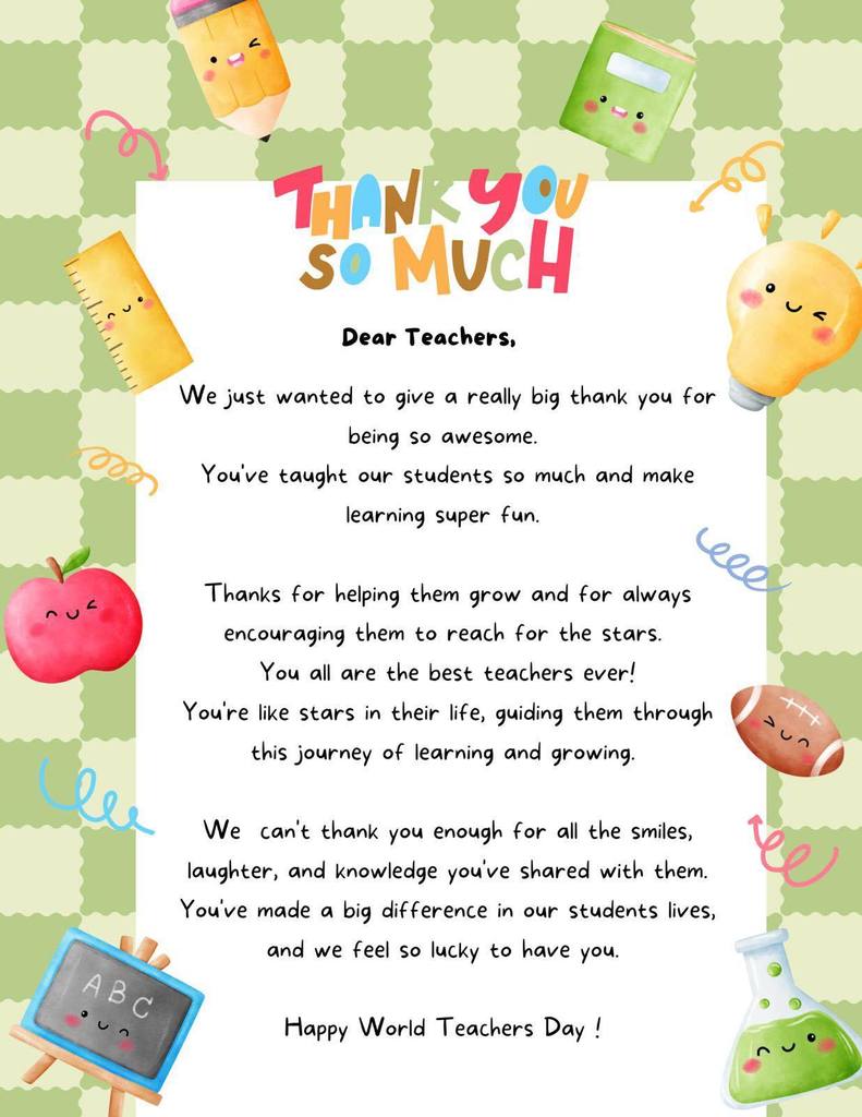 World Teacher Day