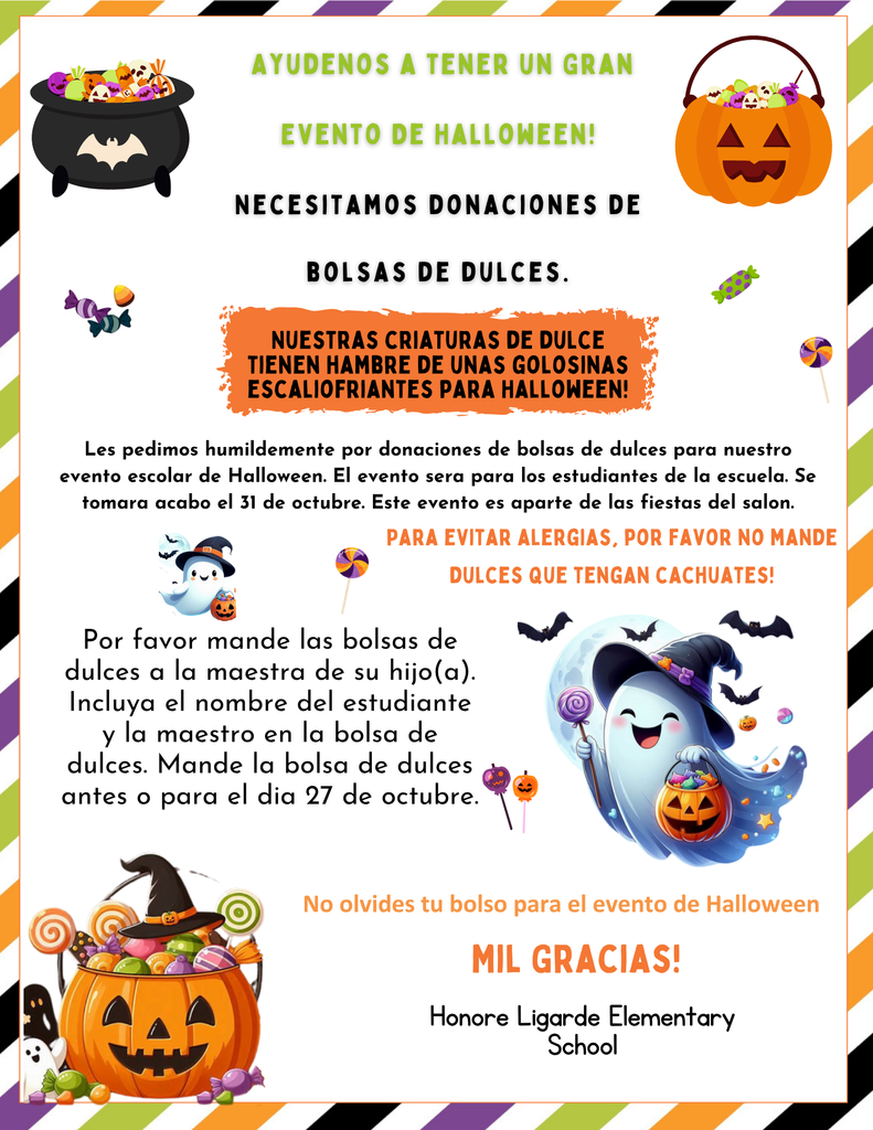 Donacion de Dulces