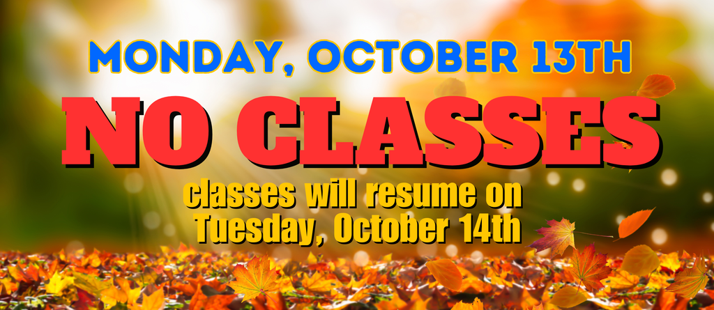 No classes Monday