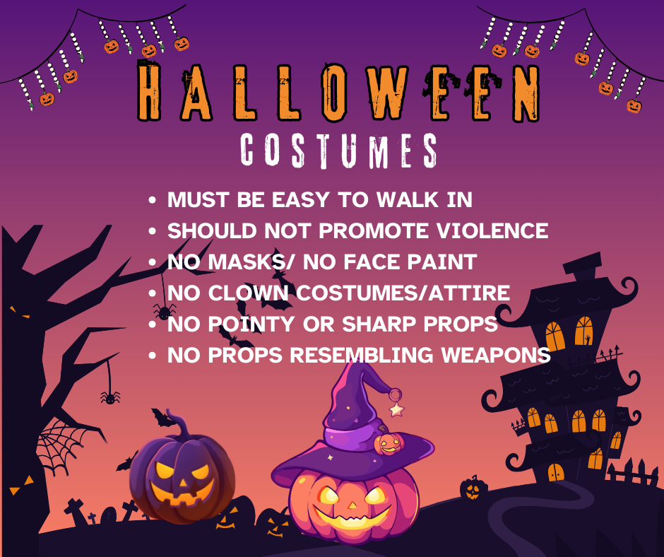 Halloween guidelines